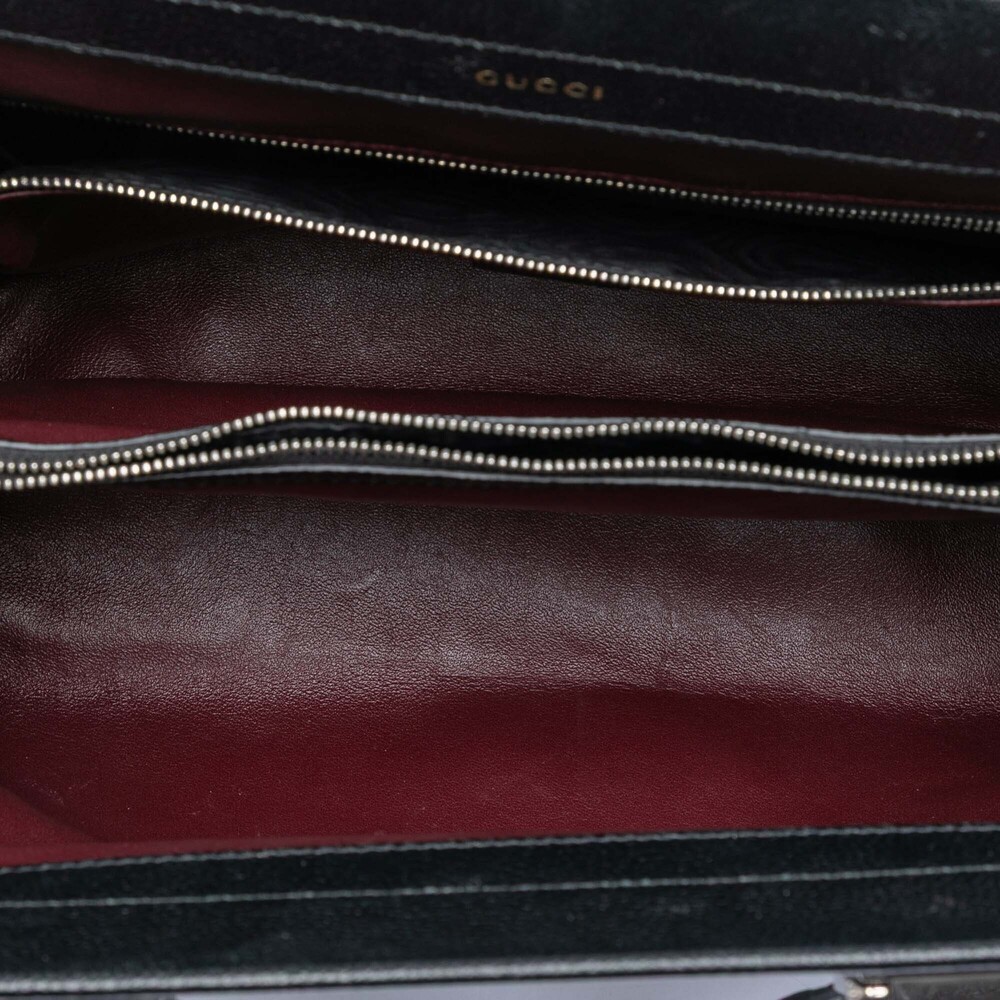 Pre-Loved Gucci Medium Leather Zumi Top Handle Bag - Picture 4 of 8